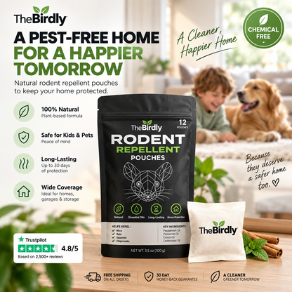 TheBirdly™ Natural Rodent Repellent Pouches