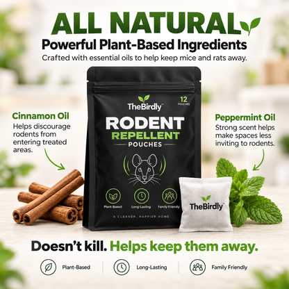 TheBirdly™ Natural Rodent Repellent Pouches