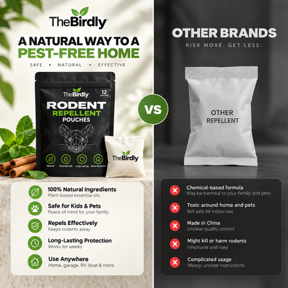 TheBirdly™ Natural Rodent Repellent Pouches