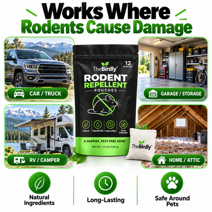 TheBirdly™ Natural Rodent Repellent Pouches